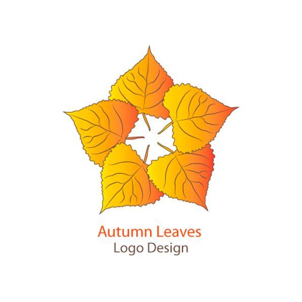 Leaves Logo - Autumn Leaves logo design – AYA Templates