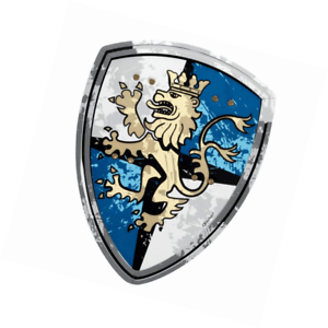 Blue Night Shield Logo - BESTSALLER BestSaller5032 Gold/Silver/Blue Knights Noble Lion Shield ...