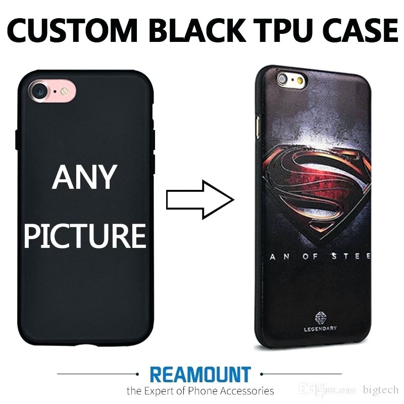 Phone Cases Company Logo - Custom Phone Cases Iphone 7 Company Logo Picture Black Shell Case ...
