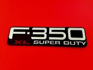 Super F Logo - 1999-2004 FORD F-350 XL SUPER DUTY SIDE FENDER EMBLEM BADGE SYMBOL ...