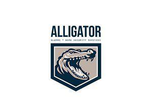 Alligator Logo - Alligator logo Photos, Graphics, Fonts, Themes, Templates ~ Creative ...