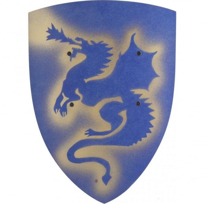 Blue Night Shield Logo - Blue Dragon Knight Shield - Kids Accessory - Accessories from A2Z ...