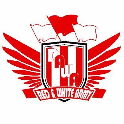 Red White and N Logo - Red & White Army