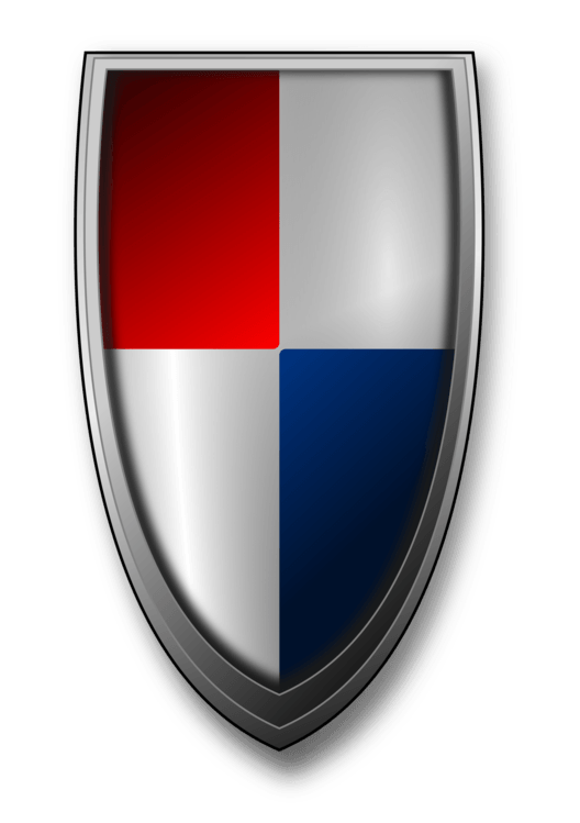 Blue Night Shield Logo - Shield Knight Red Blue Download free commercial clipart