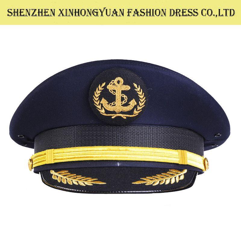Police Cap Logo - Men Peaked Military Uniform Hats With Logo Printing Police Uniform