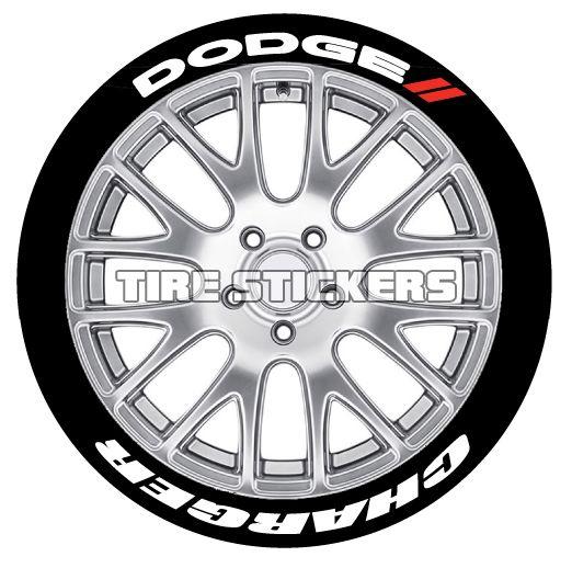 Automotive Tire Logo - Dodge – Mopar Tire Lettering | TIRE STICKERS