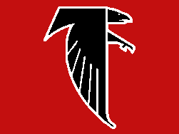 Atlanta Falcons Old Logo - Atlanta Falcons (Old Logo) Crochet Graphghan Pattern (Chart Graph