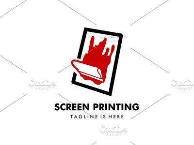 Fabric Printing Logo - silk screen printing logo by branding as hell | Dribbble | Dribbble