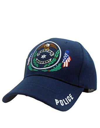Police Cap Logo - Police Cap, Circle Logo Navy: Amazon.co.uk: Clothing