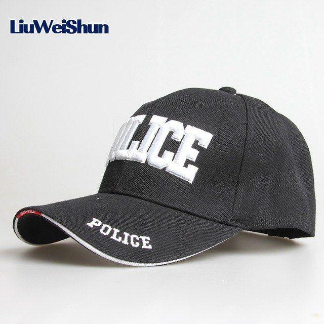 Police Cap Logo - LIUWEISHUN Army Baseball Cap For Men Women Outdoor Tactical Black