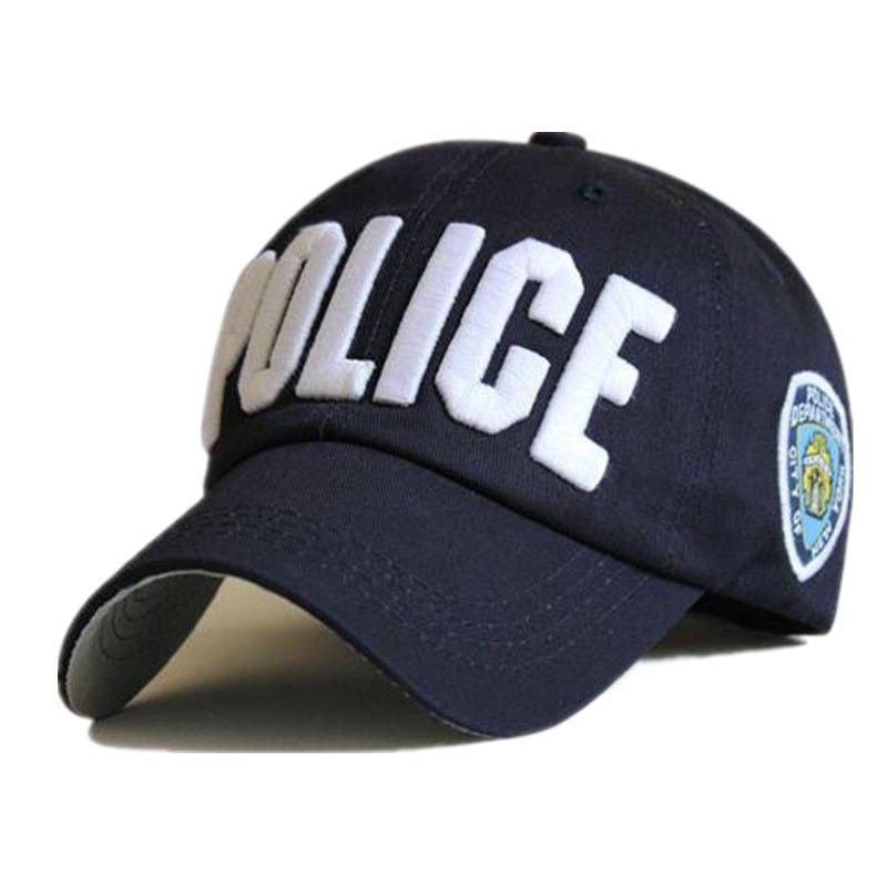 Police Cap Logo - Police Cap Unisex Hat New Brand Caps Casual Sports hat Snapback Hat
