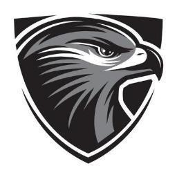 Black Hawk Bird Logo - Grafton Black Hawks