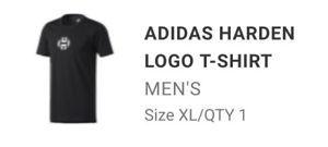 Harden Logo - BRAND NEW. Black Adidas James Harden Logo T-Shirt - XL. Original ...