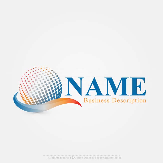 Full Globe Logo - logo design online online free logo maker abstract globe logo design ...