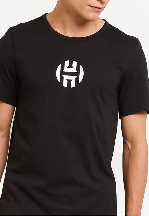 Harden Logo - Adidas Performance Harden Logo 70% Cotton / 30% Polyester Black Top ...