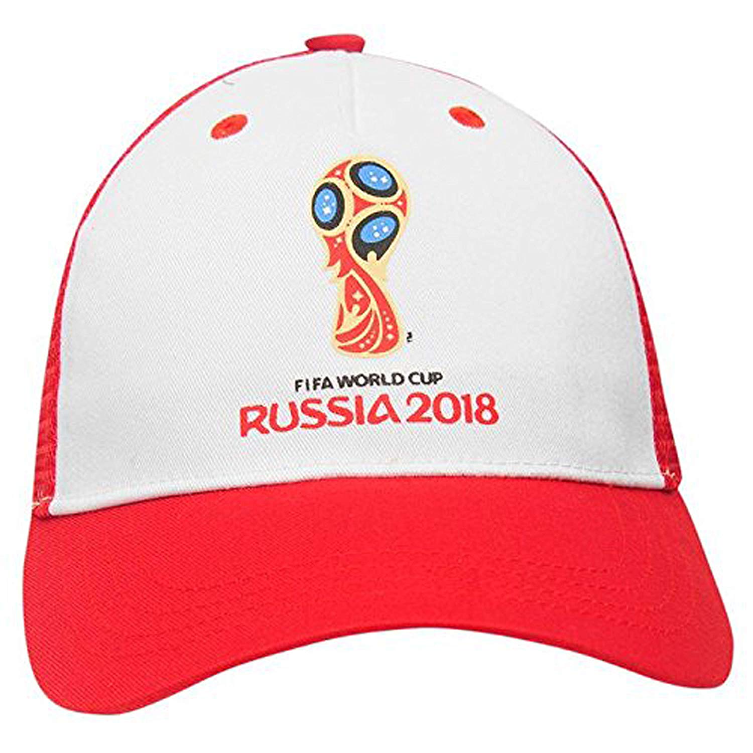 Red White a Logo - Men's Cap/Hat FIFA World Cup Russia 2018 (Red - White with Logo/Size ...