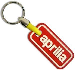 Red White a Logo - APRILIA RED WHITE 3D LOGO Rubber Material Metal Keyring Keychain ...