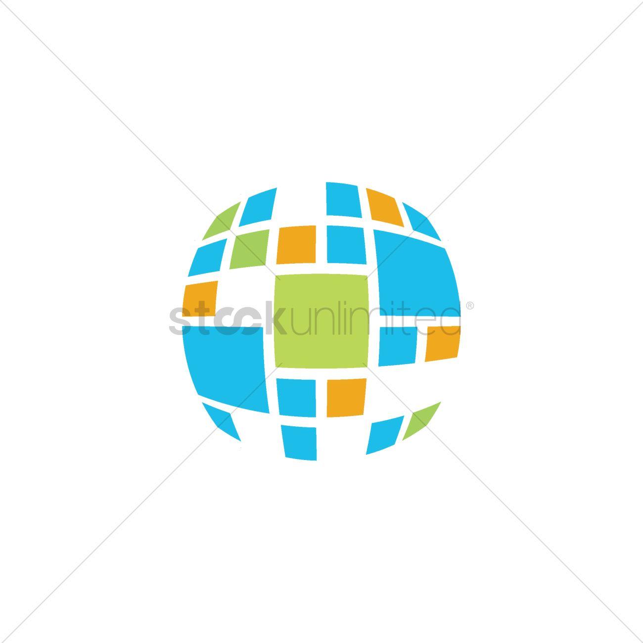 Abstract Globe Logo - Globe logo element with abstract concept Vector Image - 2005349 ...