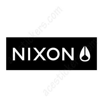 Nixon Logo - Nixon Logo Stickers (17 x 6.1 cm) - ステッカー、カッティング