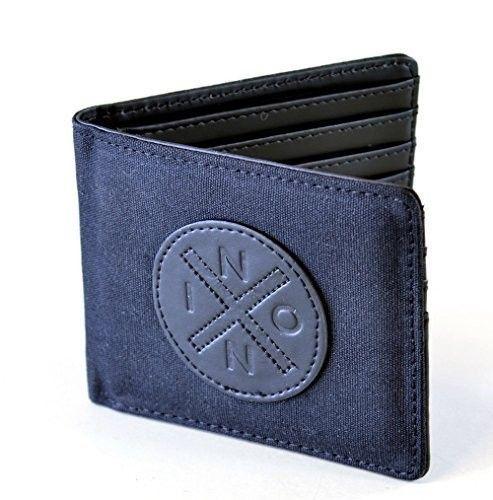 Nixon Logo - Classic Nixon Black Wax Cooper BiFold Wallet with Nixon Logo - Flubit