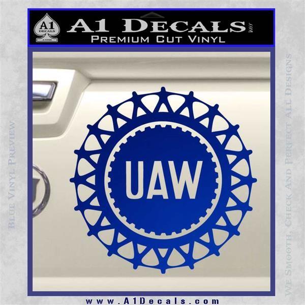 UAW Wheel Logo - United Auto Workers UAW Decal Sticker » A1 Decals