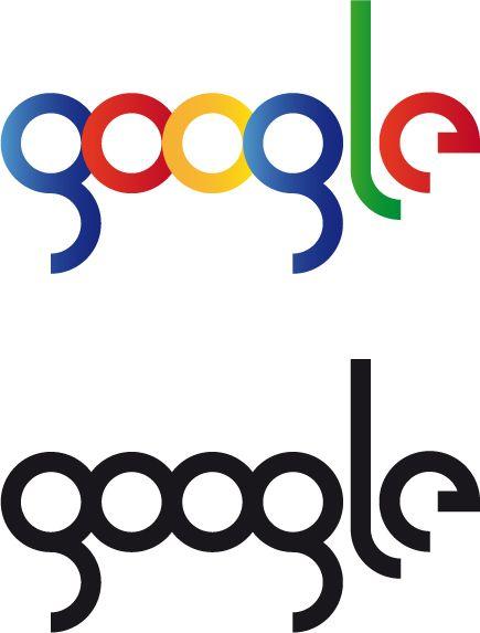 Classic Google Logo - a great redesign to the classic google logo | J464 Logos | Google, Logos