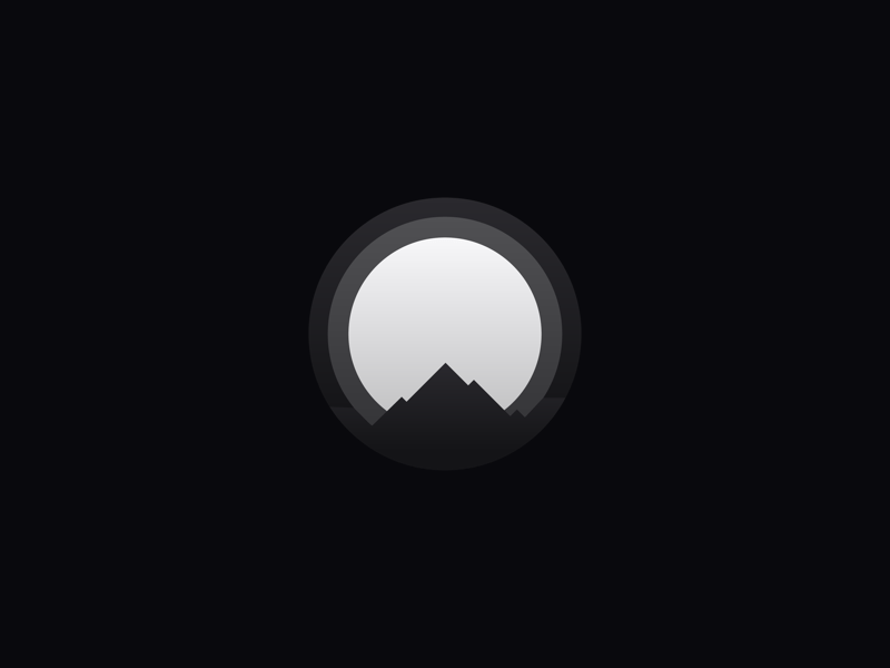 Rising Moon Logo - Rising Moon by Petr Knoll | Dribbble | Dribbble