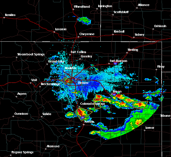 Blue Radar with Wheat Logo - Interactive Hail Maps - Hail Map for Wheat Ridge, CO