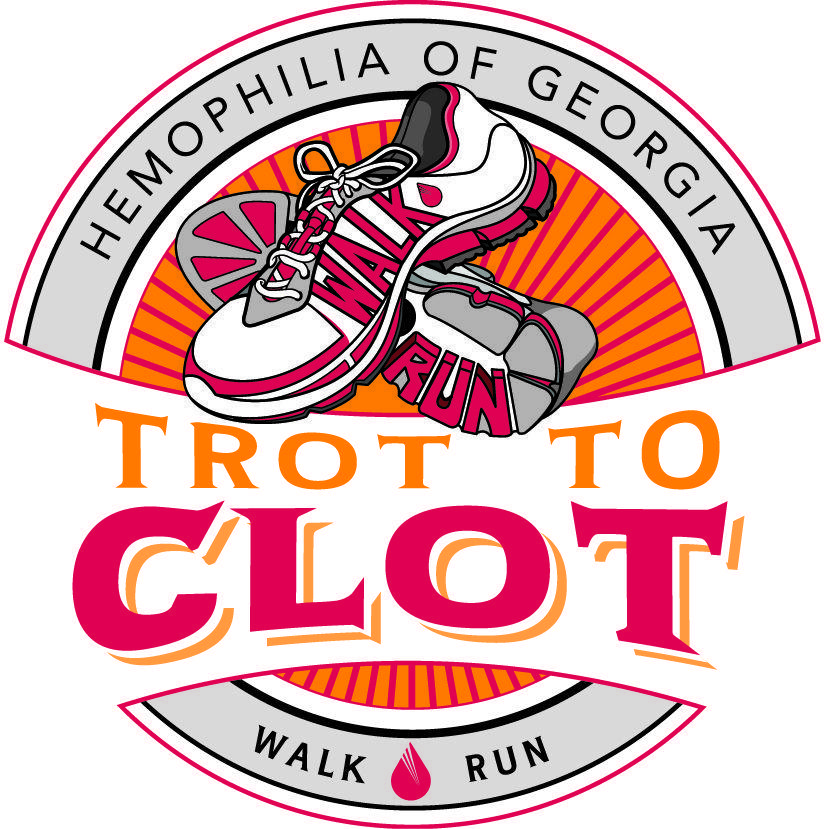Clot Logo - Trot to Clot > Events > Hemophilia of Georgia