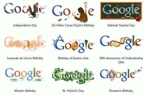 Classic Google Logo - Personalize Google Homepage Logo with Chrome Extensions