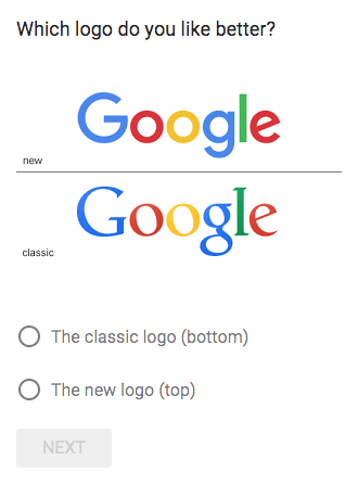 Classic Google Logo - zmxv: Crowd's reaction to Google's new logo