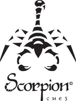 White Scorpion Logo - Scorpion Case - 3x5 Pool Cue - 15% Off Sale