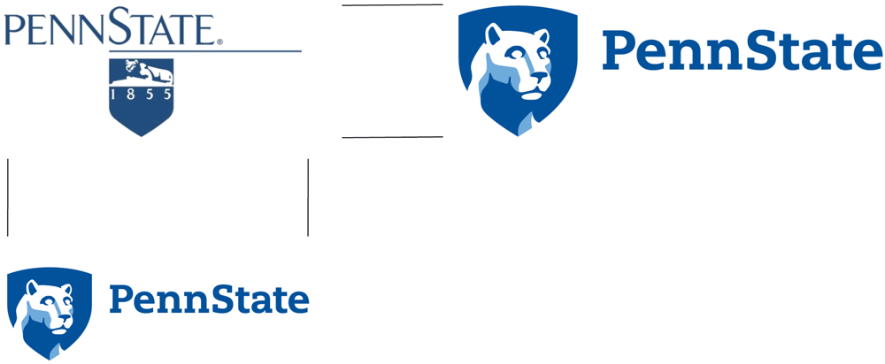 Penn State University Logo - Brand New: New Logo for Pennsylvania State University by Jerry ...