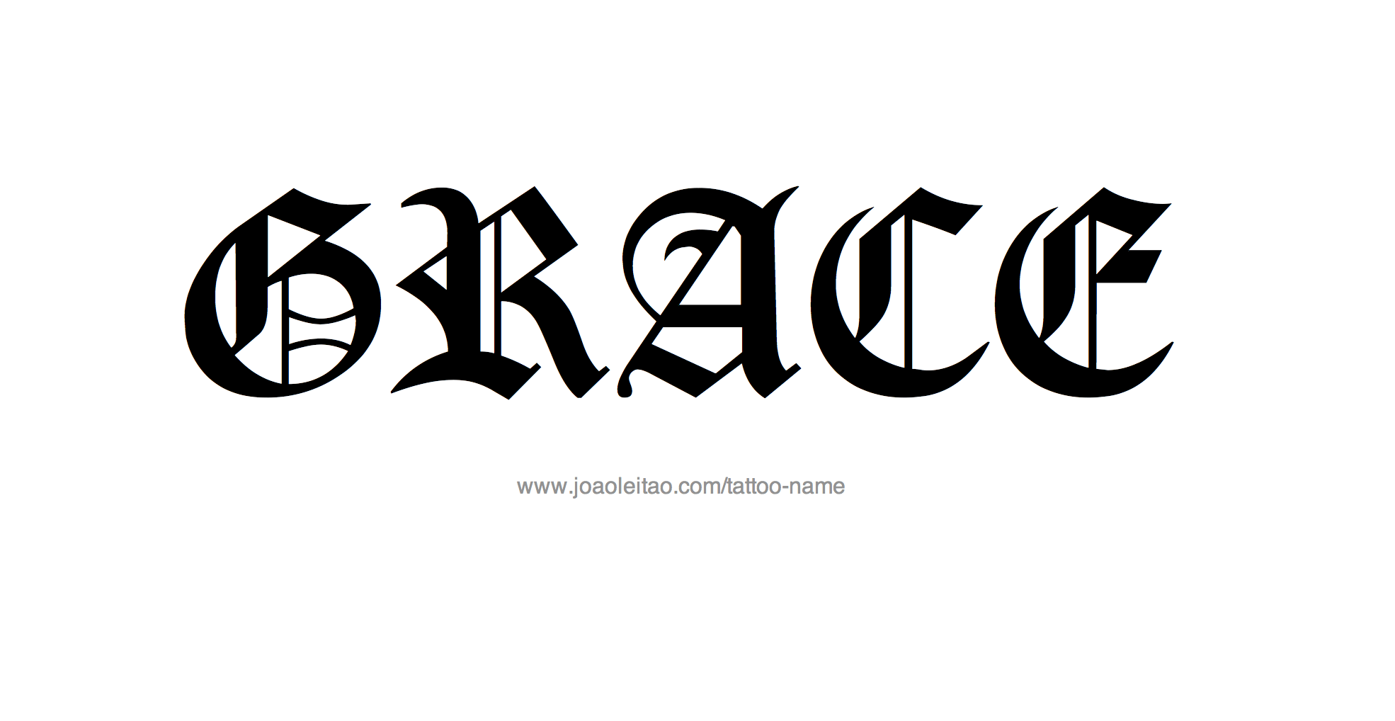 Grace Name Logo - Grace Name Tattoo Designs | tats | Tattoos, Name tattoos, Name ...