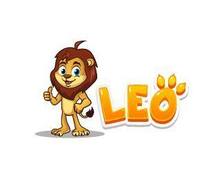Funny Mascot Logo - Leo Mascot Logo design - unique, playful, fresh and funny logo using ...