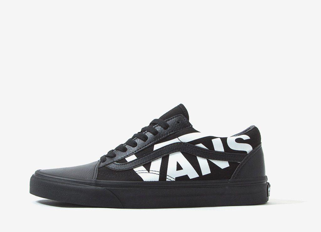 Black Vans Logo - Vans | Vans Old Skool 'Oversized Logo' Shoes | Black Vans Old Skool ...
