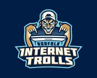 Funny Mascot Logo - Funny or Die Internet Trolls. Mascot Design