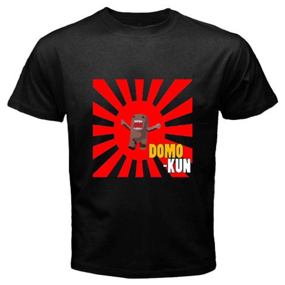 Funny Mascot Logo - New Funny DOMO KUN DOMO KUN Mascot Logo Men'S Black T Shirt Size S ...