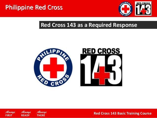 Philippine Red Cross Logo - From Philippine Red Cross-BTC Module 1