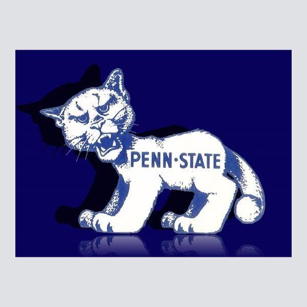 Penn State University Logo - 1950 Penn State University logo Poster