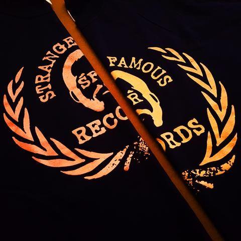 Copper Logo - SFR *LIMITED* Copper/Gold Variant Logo T-Shirt – Strange Famous Records