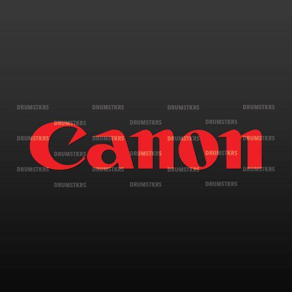 Canon Camera Logo - Canon camera logo sticker. Great for camera cases