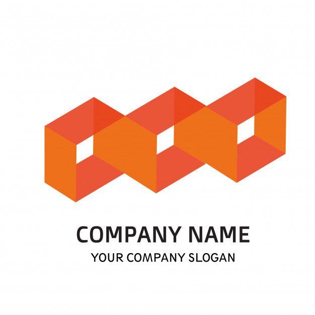 Orange Square Company Logo - Square Company logo vector element Vector