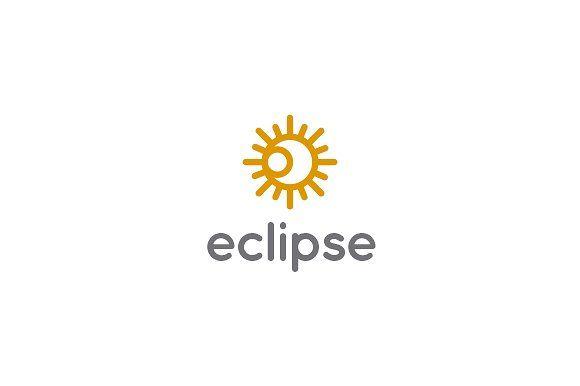 Eclipse Logo - Eclipse - Moon & Sun Logo ~ Logo Templates ~ Creative Market