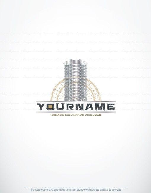 Construction Building Logo - Exclusive Design: Construction Building Logo + Compatible FREE