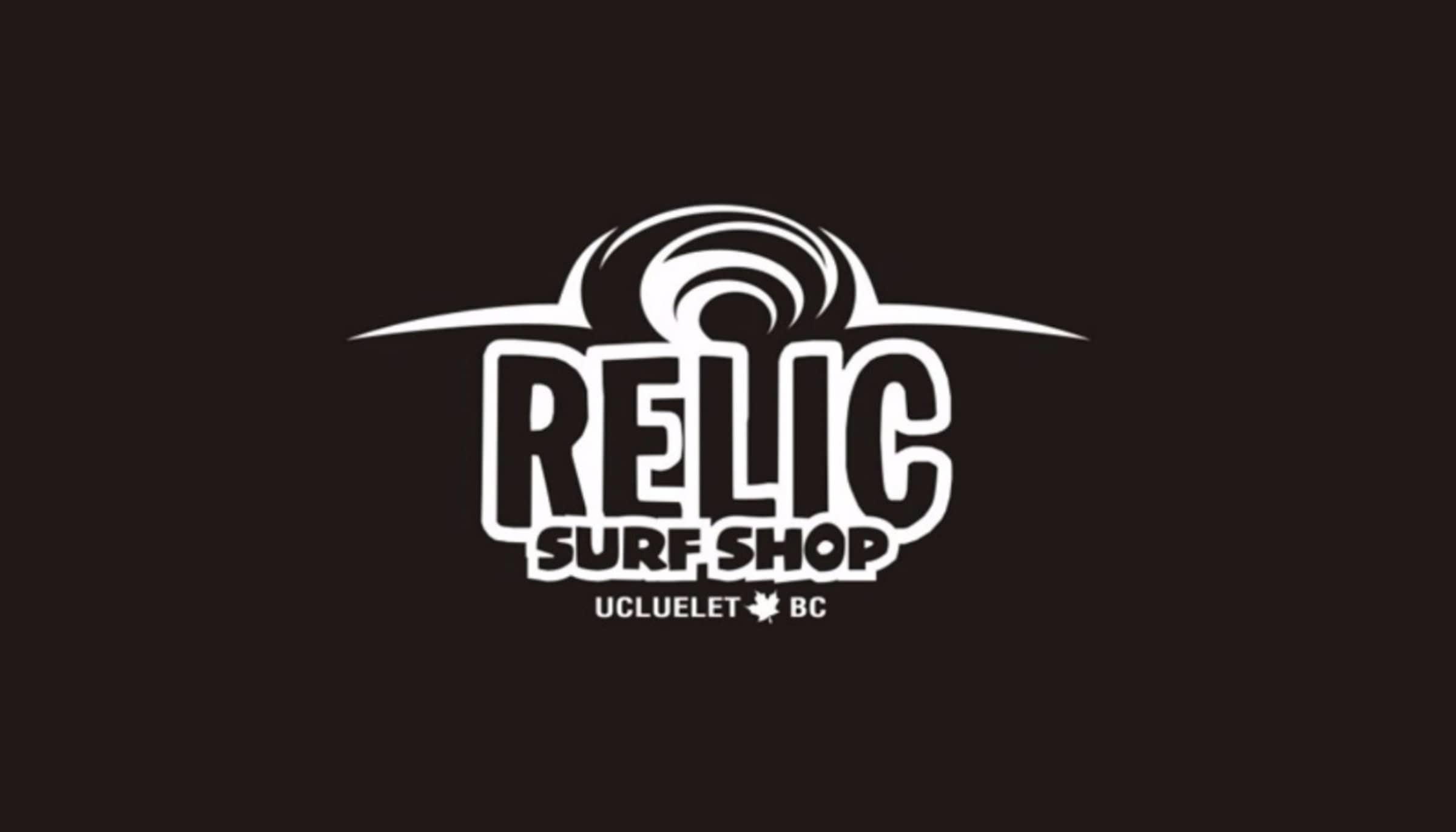 Surf Apparel Logo - Relic Surf Shop - Tourism Ucluelet ® - Tourism Ucluelet ®