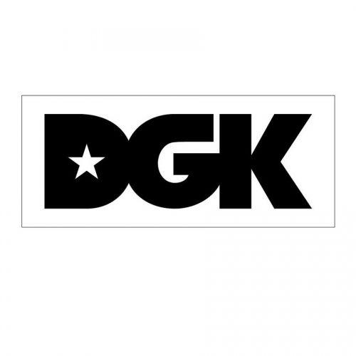 DGK Skateboards Logo - DGK Skateboards DGK Logo Sticker.5 White