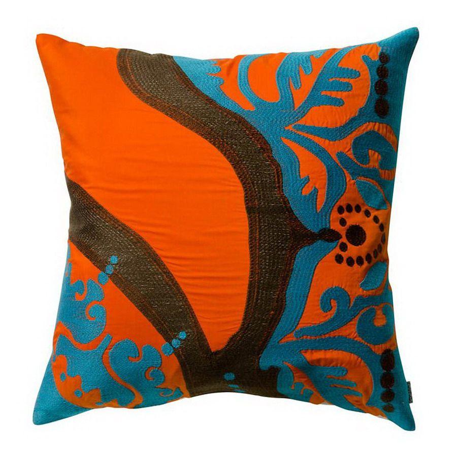 Orange Square Company Logo - Shop KOKO Company 18-in W x 18-in L Orange Square Accent Pillow at ...