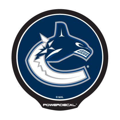 Round Blue and Silver Logo - PowerDecal PWR8801 Decal NHL (R) Series Vancouver Canucks Logo ...