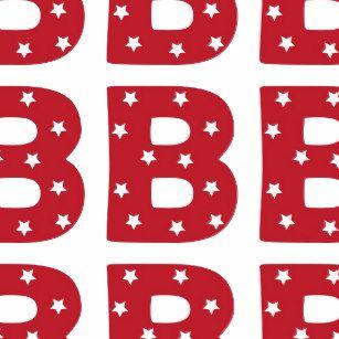 Letter B with a Red Triangle Logo - Red Letter B Stickers & Labels | Zazzle UK